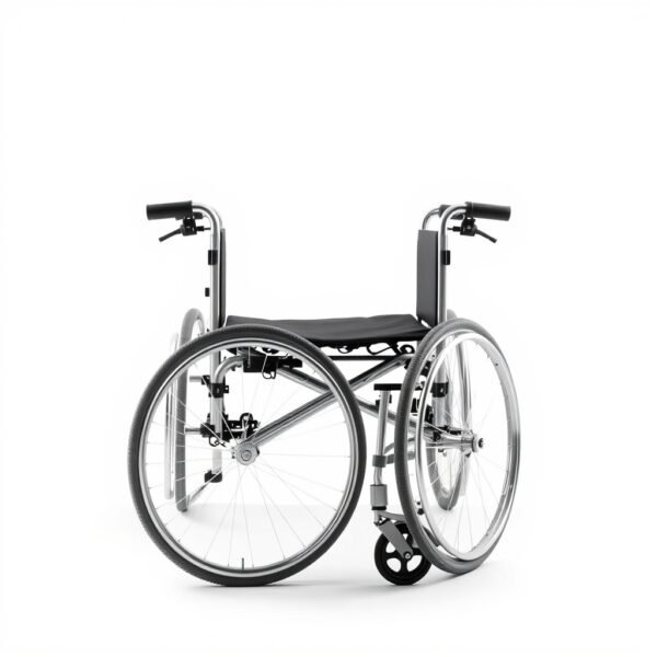 Transport Wheelchair with Handbrakes